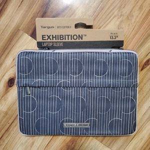 Targus Arts Edition II Exhibition 13.3" Laptop Sleeve, charcoal circles